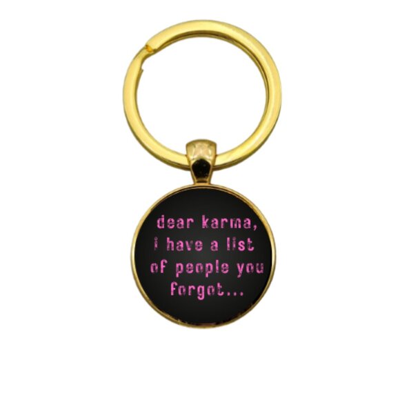 DEAR KARMA CUSTOM KEY RING - Picture 3 of 5